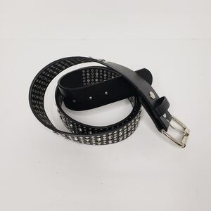 Y2k Faux leather studded belt